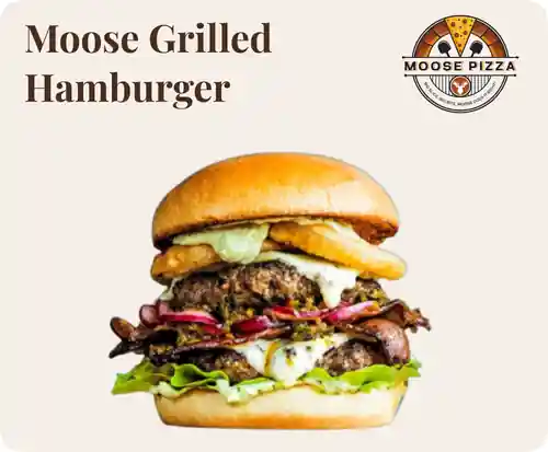 Moose Grilled Hamburger